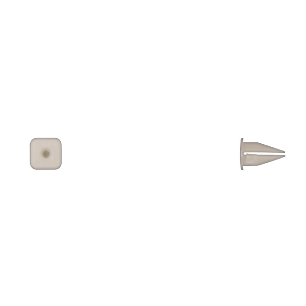 Ylw Nyln Screw Grommets #4 Screw Size 7mm Hole Size PK25