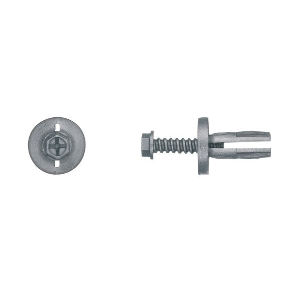 Blk Nyln Phllp Screw Ret 8mm Hole Size 18mm Stem L PK100