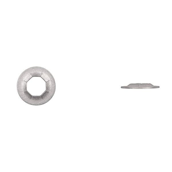Zinc Finish Push On Retainers 3/8
