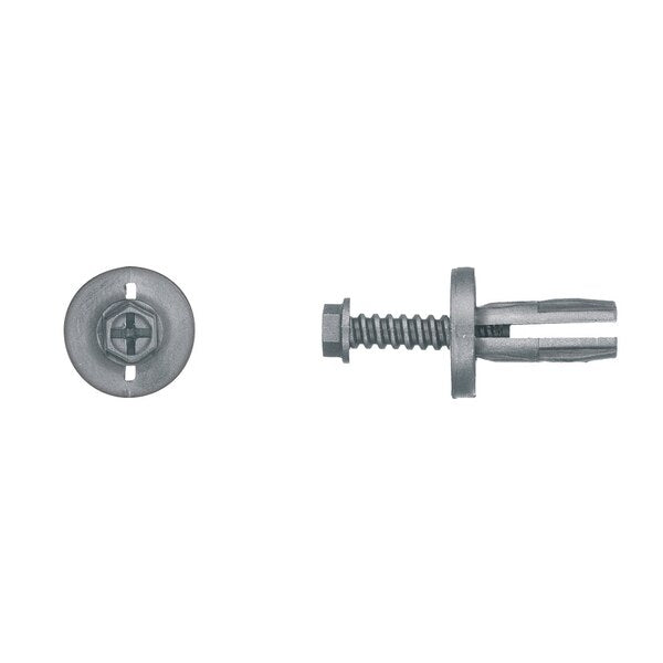 Blk Nyln Phllp Screw Ret 8mm Hole Size 18mm Stem L PK25