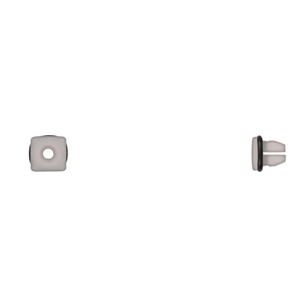 Ntrl Nyln Screw Grommets 8 Screw 6.5mmX7.5mm Hole PK25