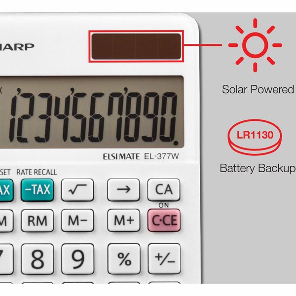 Pocket Calculator, LCD, 10 Display Digits