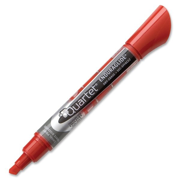 Dry Erase Marker, Chisel Tip, Red, PK12 Low Odor