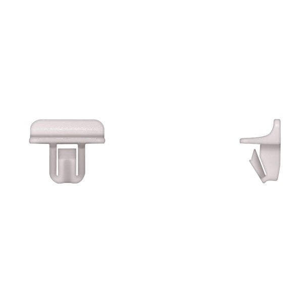Wht Nyln Moulding Clips 11.5X21mm Head 11mm Stem PK25