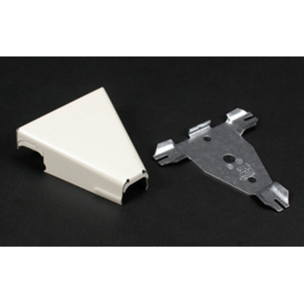 Tee Fitting, White, Steel