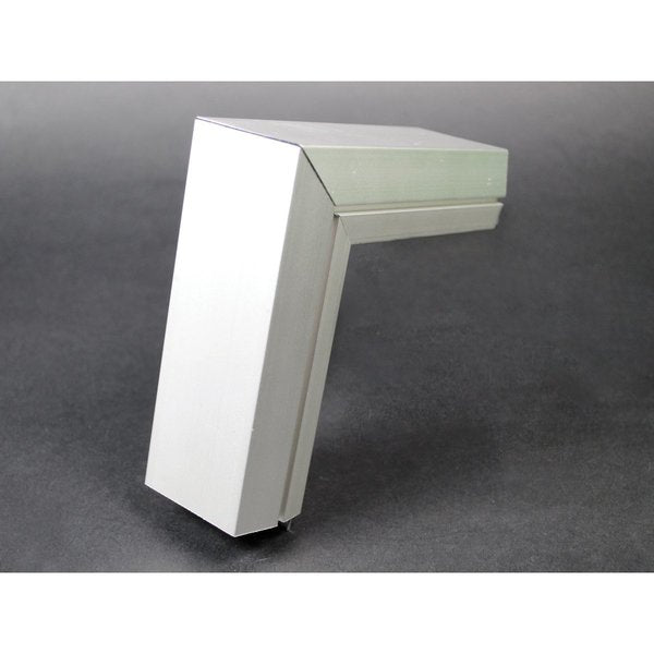 External Elbow Fitting, Gray, Aluminum