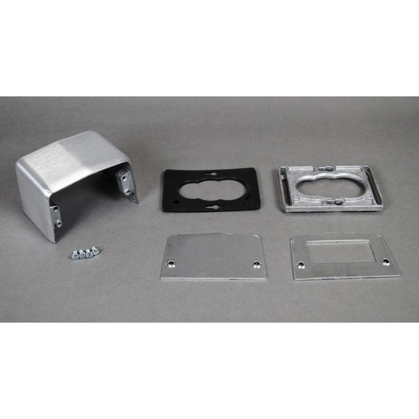 GFCI Service Fitting, Gray, Aluminum