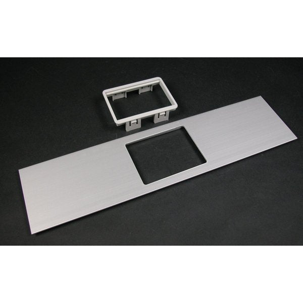 Mini Adapter Cover Plate, Gray, Aluminum