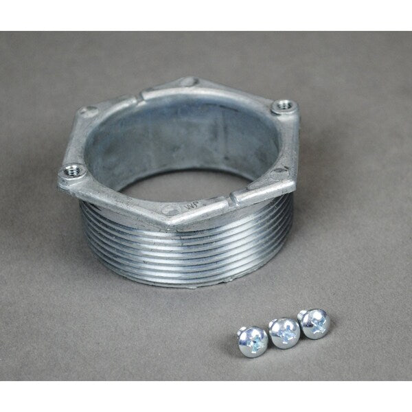 Locking Nipple, Gray, Aluminum