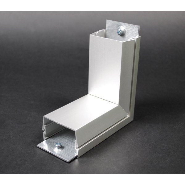 Internal Elbow Fitting, Gray, Aluminum