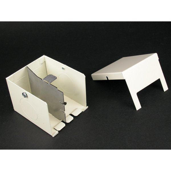 Entrance End Fitting, Ivory, Steel
