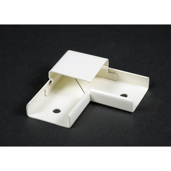 Flat Elbow Fitting, Ivory, Steel
