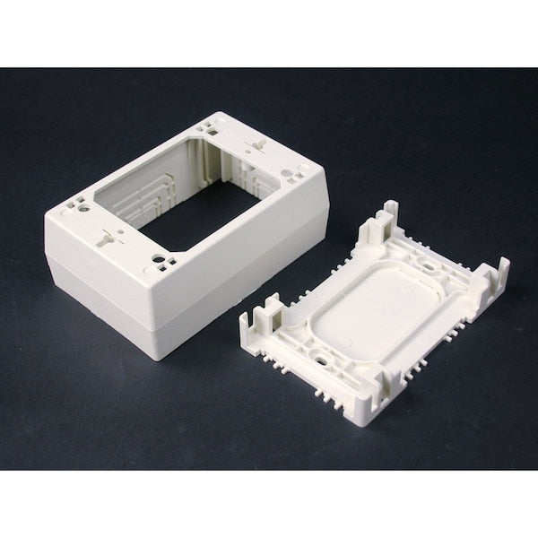 Deep Box Fitting, White, PVC