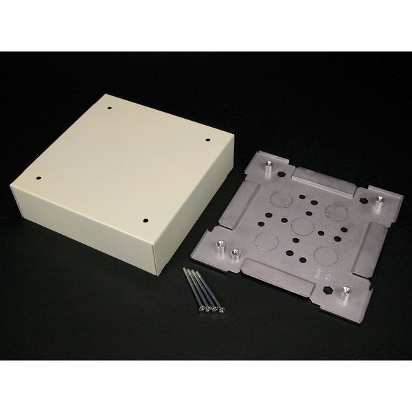 Utility Box Fitting, Gray, Steel