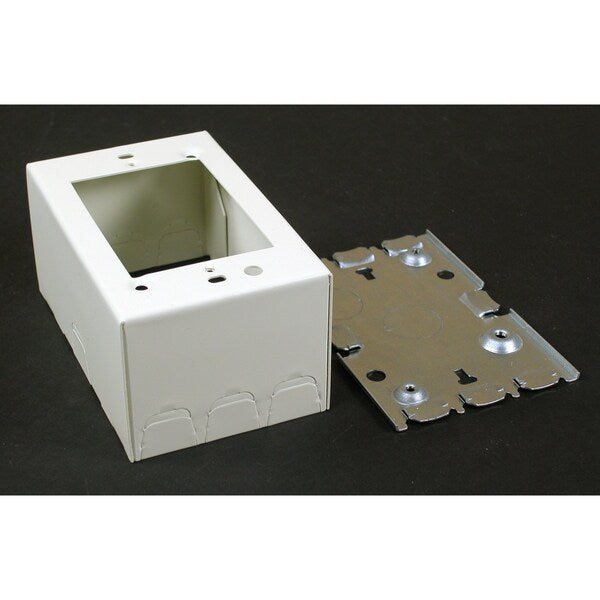 Extra Deep Box Fitting, White, Steel