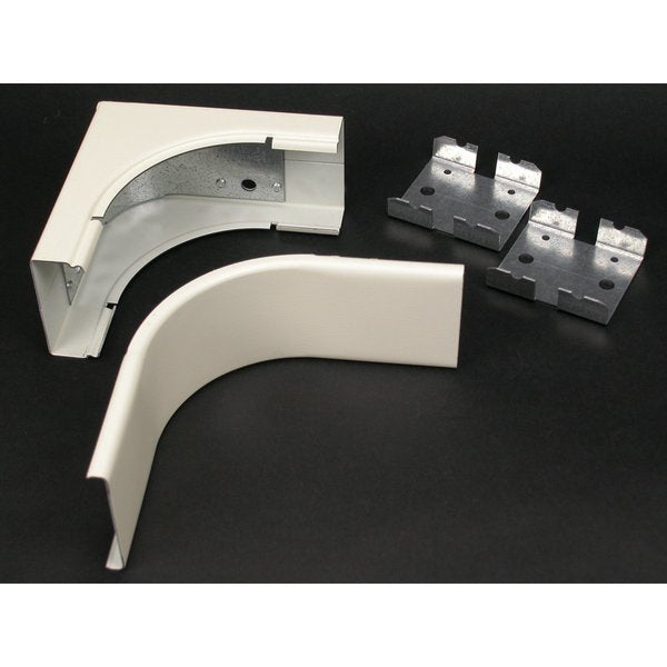 Internal Elbow Fitting, White, Steel