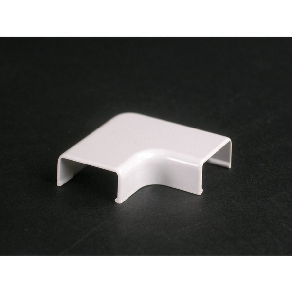 Flat Elbow Fitting, Ivory, PVC