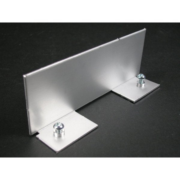 Blank End Fitting, Gray, Aluminum