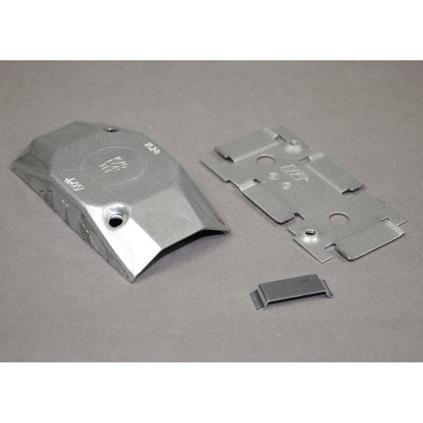 Utility Box Fitting, Gray, Steel