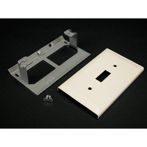 Switch Cover Fitting, Ivory, Steel