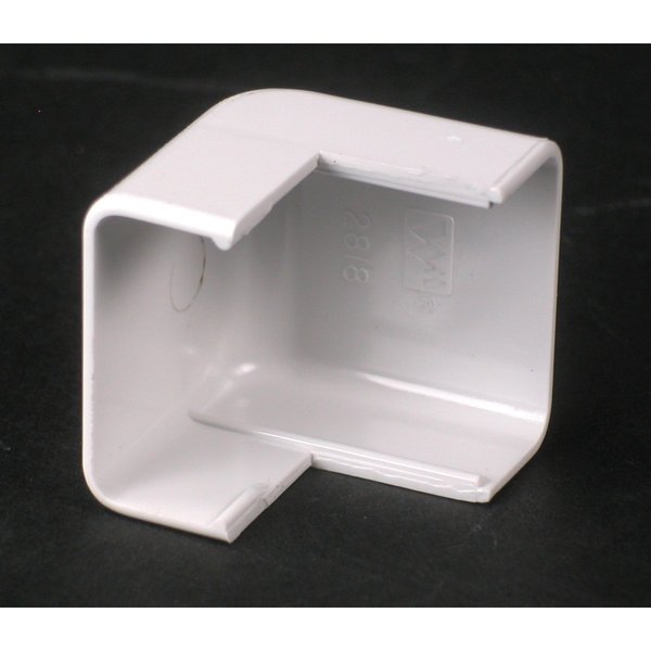 External Elbow Fitting, White, PVC