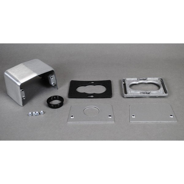 Single Service Fitting, Gray, Aluminum