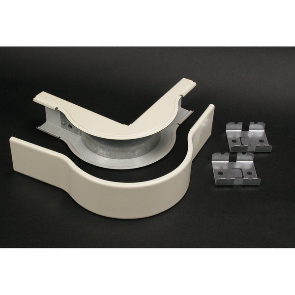 External Elbow Fitting, Ivory, Steel