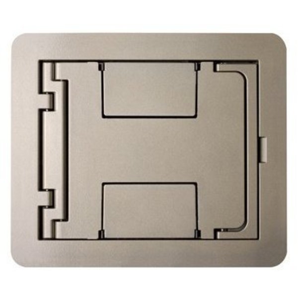 Blank Cover Assembly, Gray, Nickel