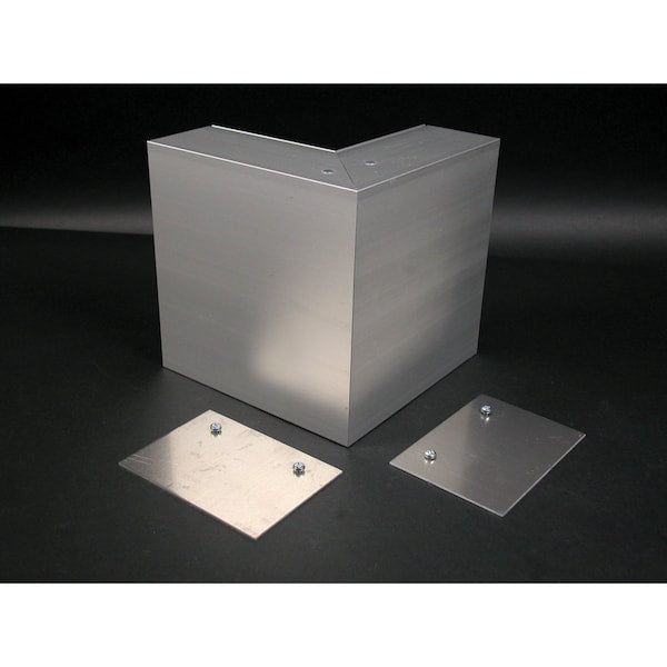 Internal Elbow Fitting, Gray, Aluminum