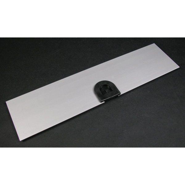 Grommet Cover Plate, Gray, Aluminum
