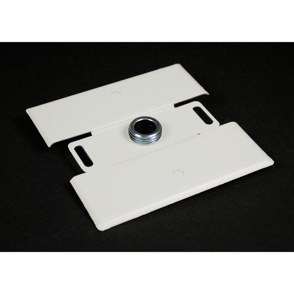 Flush Plate Adapter Fitting, Gray, Steel