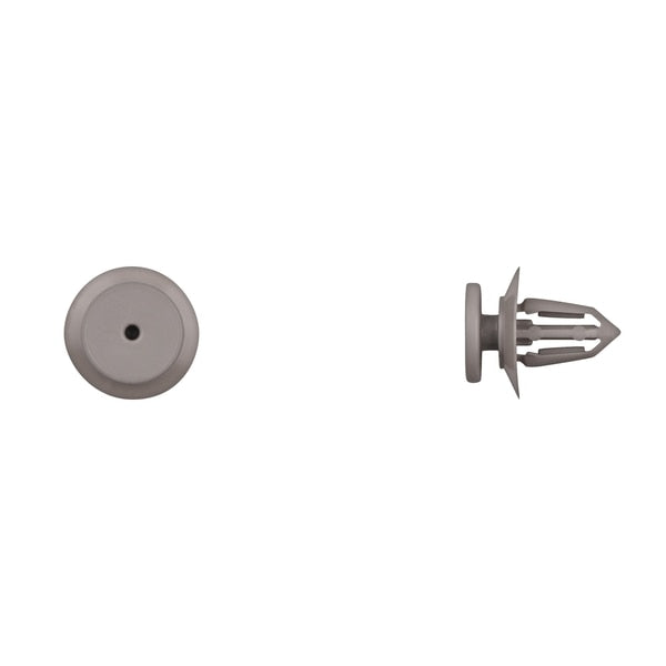 Gray Nyln Door Trim Panel Ret 8mm Hole Size 14mm Stem L PK25