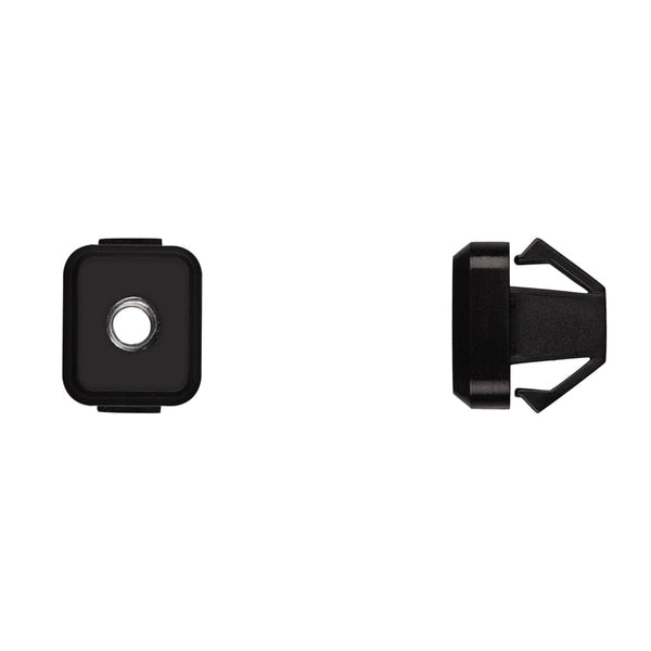 Blk Nyln Hood Adj Nuts 6-1.0mm Thrded Metal Insert PK10