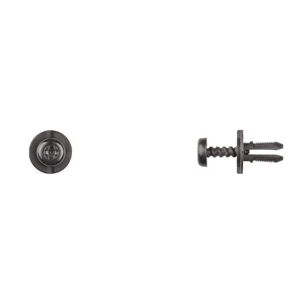 Blk Nyln Phllp Screw Ret 5mm Hole Size 11mm Stem L PK25