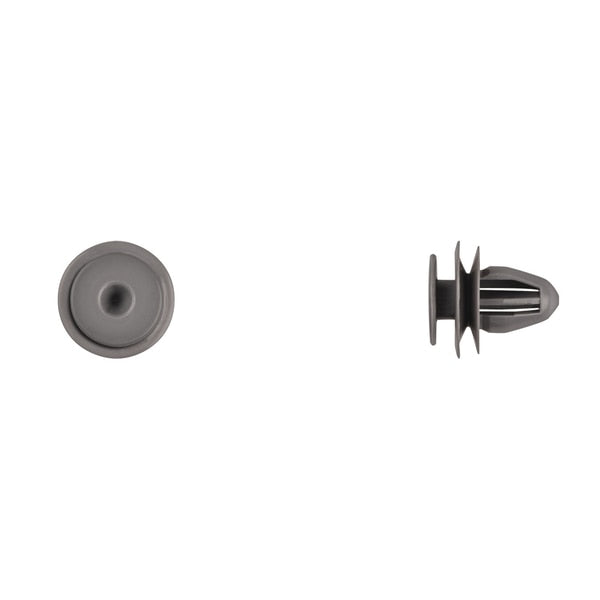 Gray Nyln Door Panel Ret 8.5mm Hole Size 12mm Stem L PK25