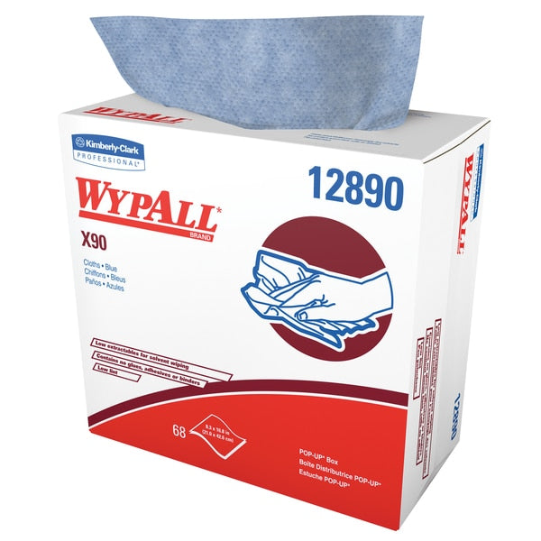 Dry Wipe, Blue, Pop Up Box, Hydroknit, 68 Wipes, 8 1/4 in x 16 3/4 in