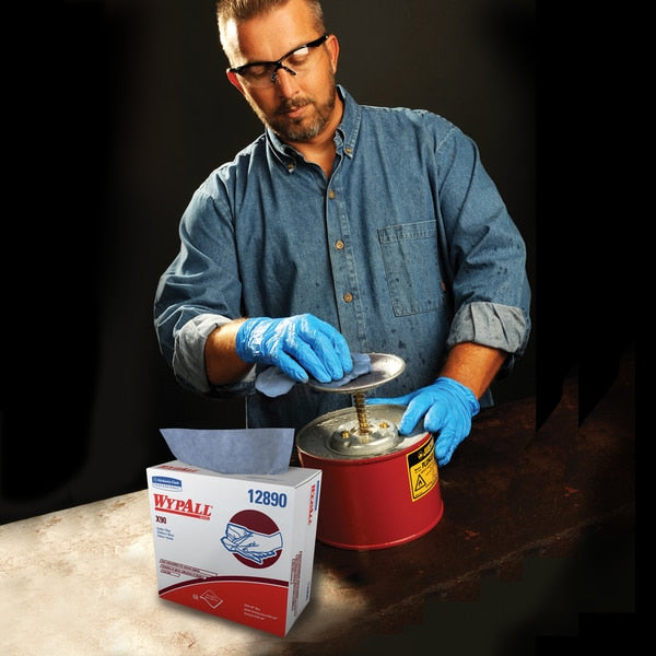 Dry Wipe, Blue, Pop Up Box, Hydroknit, 68 Wipes, 8 1/4 in x 16 3/4 in