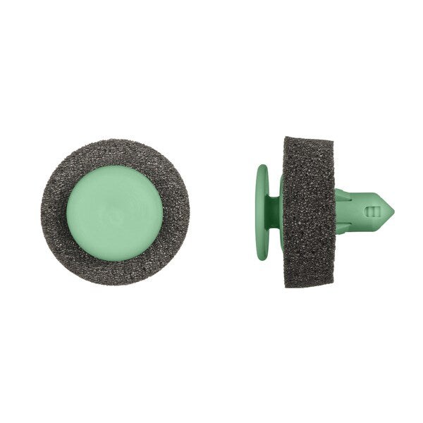Grn Nyln Door Trim Ret 9mm Hole Size 19.5mm Head Dia PK10