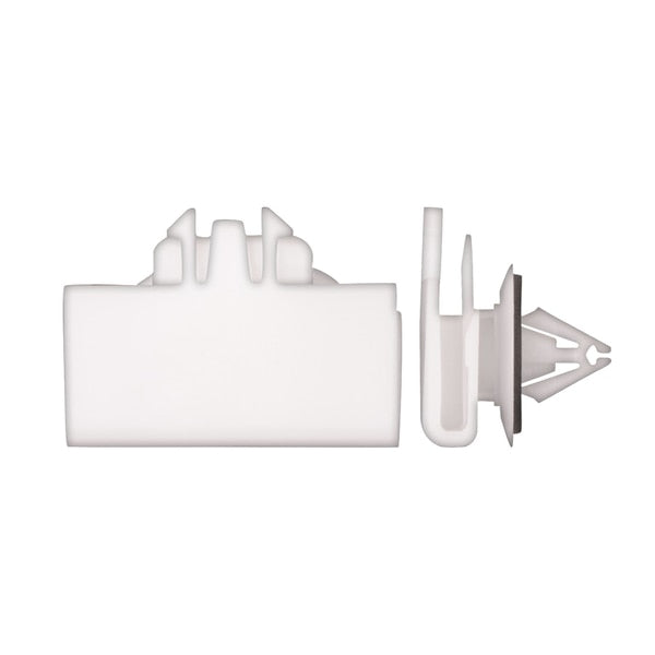 Wht Nyln Moulding Clips 10mm Hole Size 15mm Stem L PK10