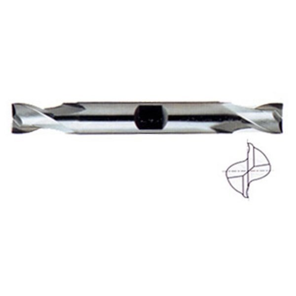 End Mill, Flute TiN Square, 1/4x1/2x3-1/8