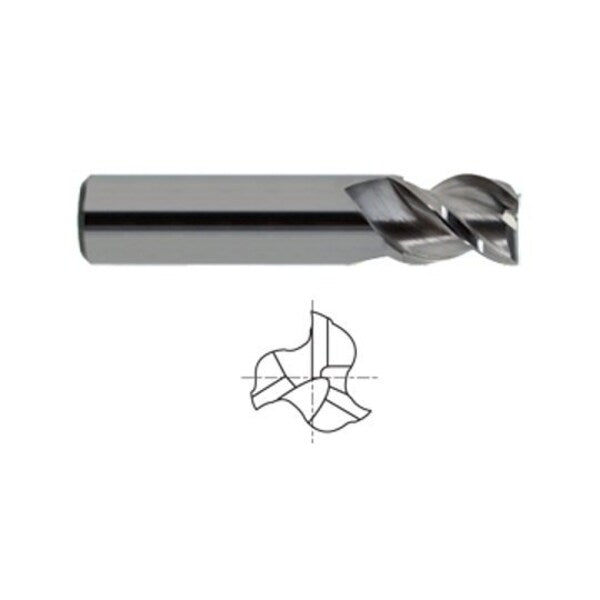 End Mill, Carbide Helix Square, 3/4x1x3
