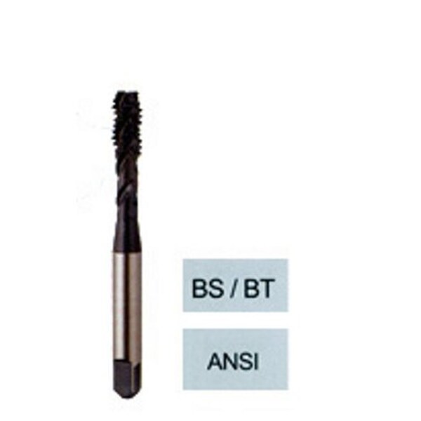 Bottoming Spiral Flute Tap, M8x1.25 2.72