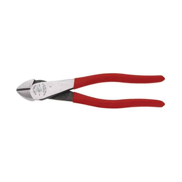 8 1/8 in High Leverage Diagonal Cutting Plier Standard Cut Oval Nose Uninsulated