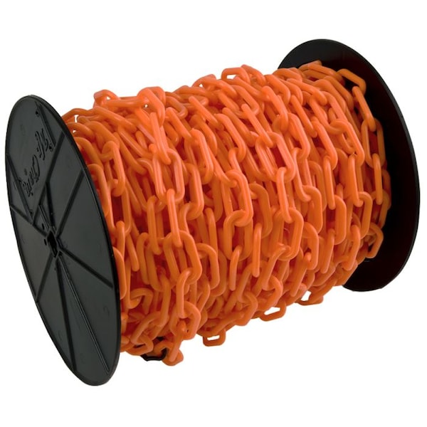 Heavy Duty, Safety Orange Plastic Chain