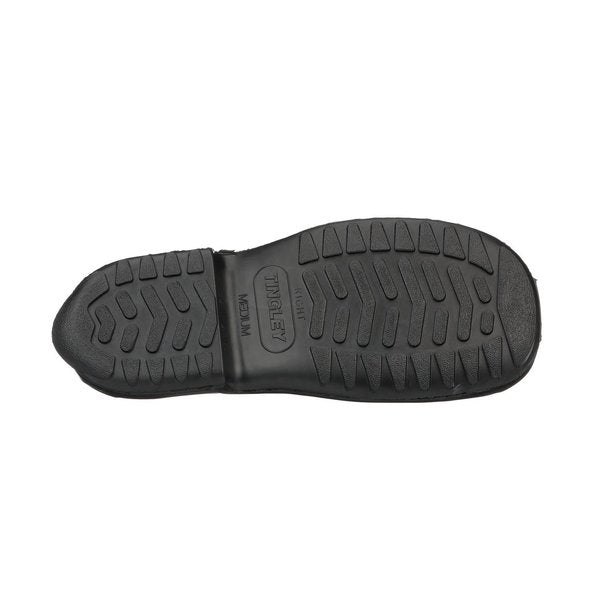 Overshoes, Mens, S, Pull On, Black, Rubber, PR