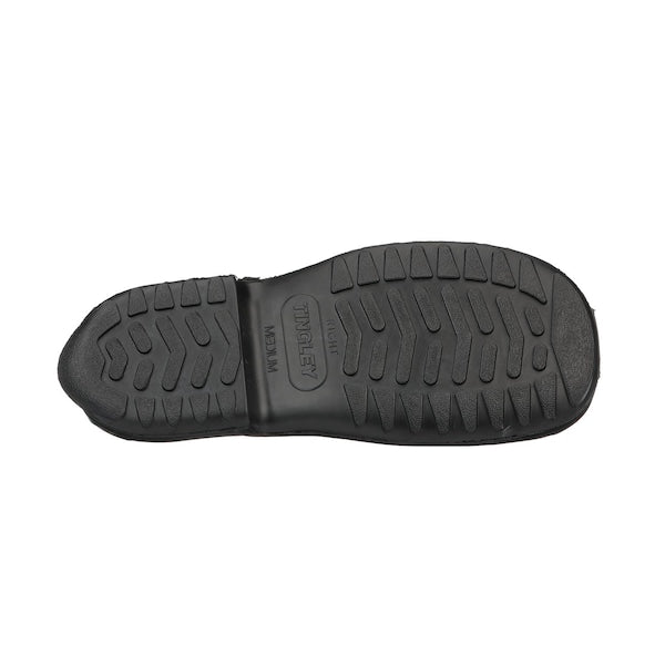 Overshoes, Mens, M, Pull On, Black, Rubber, PR
