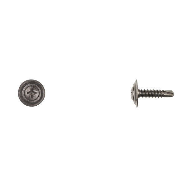 Blk Tek Pnt Sems Screws 8X3/4