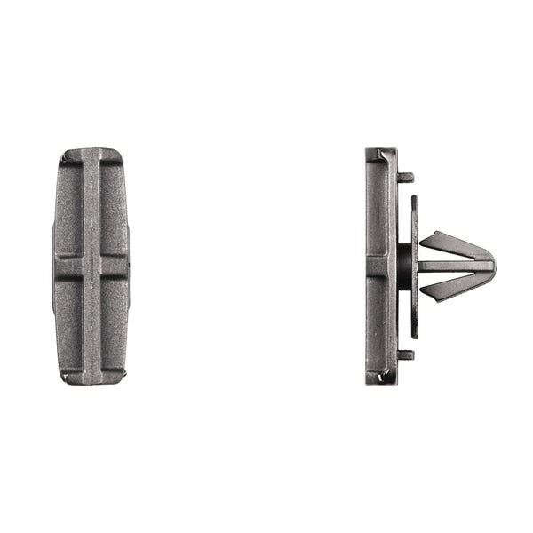 Blk Nyln Fender Mldg Clips 10mm Hole Size 13mm Stem L PK25