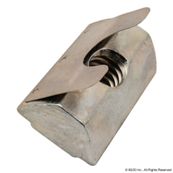 Roll In T-Nut W/Spring Leaf Sa 1/4-20