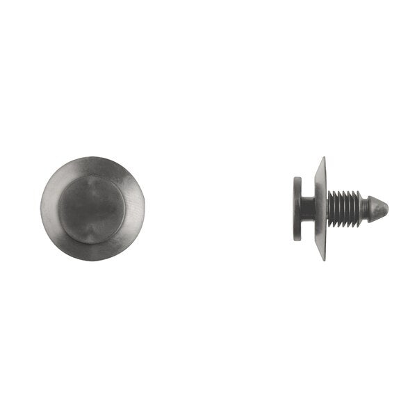 Blk Nyln Headliner Retainer 7mm Hole 14mm Stem L PK10